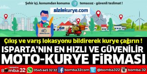 Isparta'da hızlı ve güvenilir moto-kurye Sizin Kuryeniz 