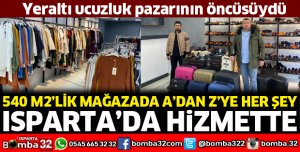 Isparta'da hizmete giriyor