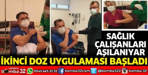 ISPARTA'DA İKİNCİ DOZ AŞI UYGULAMASI BAŞLADI
