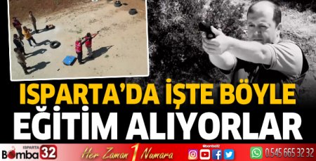 Isparta'da işte böyle eğitim alıyorlar  