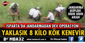 ISPARTA'DA JANDARMADAN DEV OPERASYON