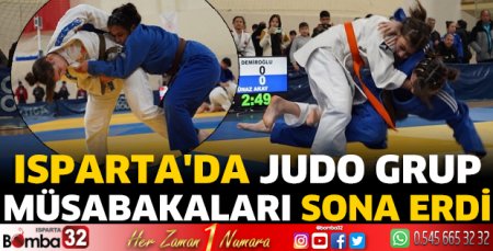 Isparta'da Judo Grup müsabakaları sona erdi