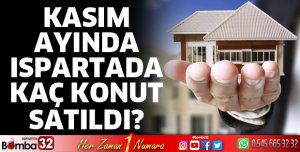 Isparta'da kaç konut satıldı