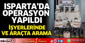 Isparta'da kaçak sigara operasyonu