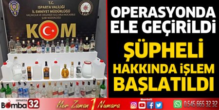 Isparta'da kaçakçılık operasyonu 