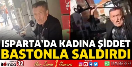 Isparta'da kadına şiddet