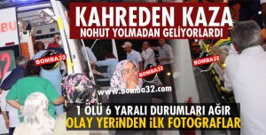 Isparta'da Kahreden kaza 
