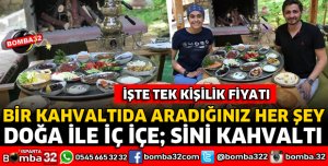 ISPARTA'DA KAHVALTI OTANTİK DOĞA PARKTA YAPILIR