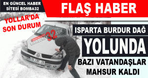 Isparta'da Kar Yağışı