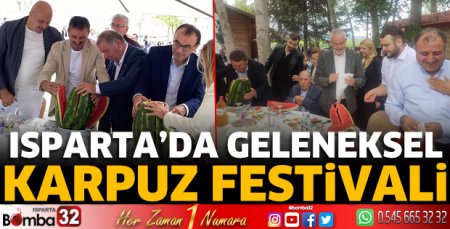 Isparta'da karpuz festivali