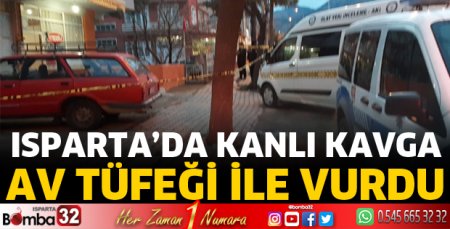 Isparta'da kavgada kan aktı