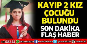 Isparta'da kayıp 2 kız çocuğu bulundu