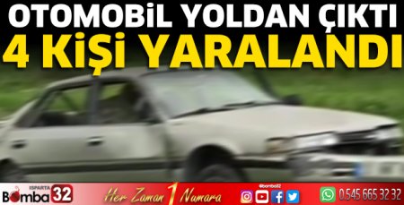 Isparta'da kaza 4 Kişi yaralandı
