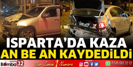 Isparta'da kaza an be an kaydedildi