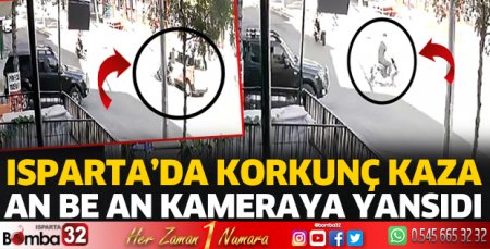 Isparta'da kaza kameraya an be an yansıdı