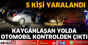 ISPARTA'DA KAZADA 5 YARALI