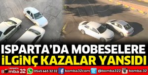 ISPARTA'DA KAZALAR MOBESE KAMERALARINA YANSIDI