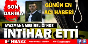 ISPARTA'DA KENDİNİ ASARAK İNTİHAR ETTİ 