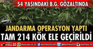 ISPARTA'DA KENEVİR OPERASYONU
