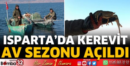 Isparta'da kerevit av sezonu açıldı