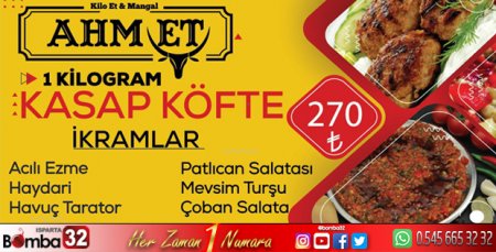 Isparta'da Kilo ile Köfte Dönemi Başladı