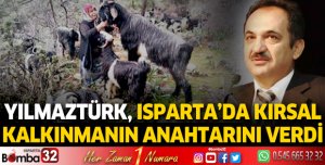 Isparta'da Kırsal Kalkınmayı Keçi Hayvancılığını Teşvikle Başlatacağız