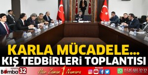 Isparta'da Kış Tedbirleri Toplantısı Yapıldı