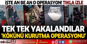 Isparta'da 'Kökünü Kurutma Operasyonu'
