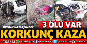 ISPARTA'DA KORKUNÇ KAZA