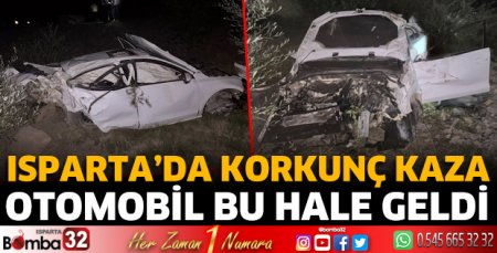 Isparta'da korkunç kaza