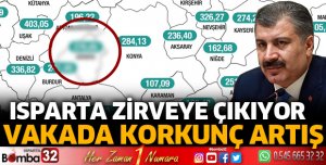 Isparta'da korkutan artış