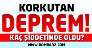 AKDENİZDE  DEPREM
