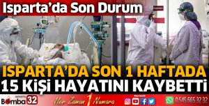ISPARTA'DA KORONAVİRÜS BİLANÇOSU