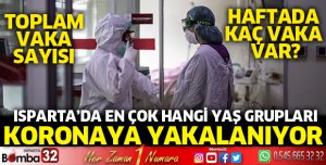 Isparta'da koronavirüste son durum