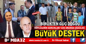 ISPARTA'DA KÖYLERE BÜYÜK DESTEK 