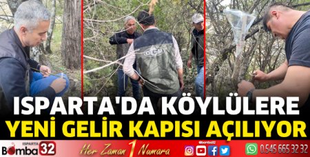 Isparta'da köylülere yeni gelir kapısı