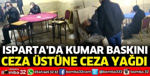 ISPARTA'DA KUMAR BASKINI