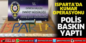 Isparta'da kumar operasyonu