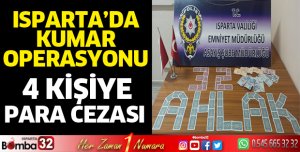 Isparta'da kumar operasyonu