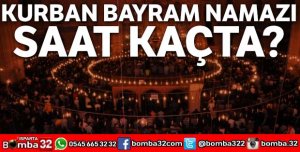 ISPARTA'DA KURBAN BAYRAMI NAMAZI KAÇTA