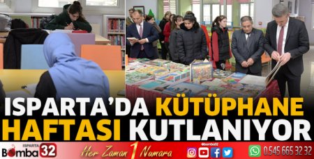 Isparta'da Kütüphane Haftası kutlanıyor