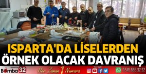 Isparta'da Liselerden Örnek Davranış