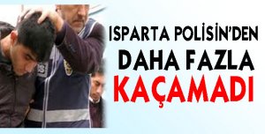 Isparta'da market faresi yakayı ele verdi