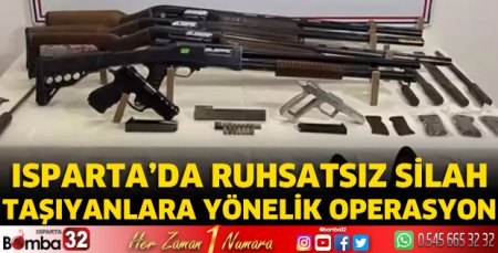 Isparta'da Mercek-17 operasyonu