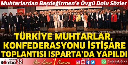 Isparta'da muhtarlar toplantısı