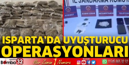 Isparta'da Narkoçelik-33 operasyonu