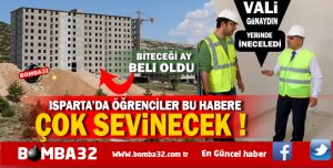 ISPARTA'DA  ÖĞRENCİLER BU HABERE ÇOK SEVİNECEK !