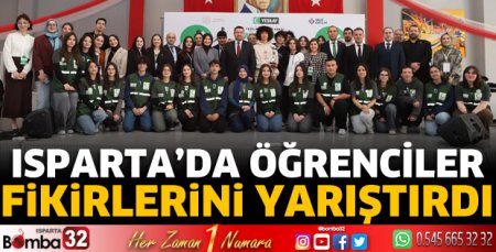 Isparta'da öğrenciler fikirlerini yarıştırdı