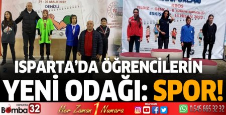 Isparta'da öğrencilerin spora ilgisi arttı