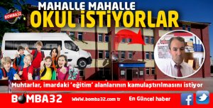 ISPARTA'DA OKUL İSTİYORLAR…